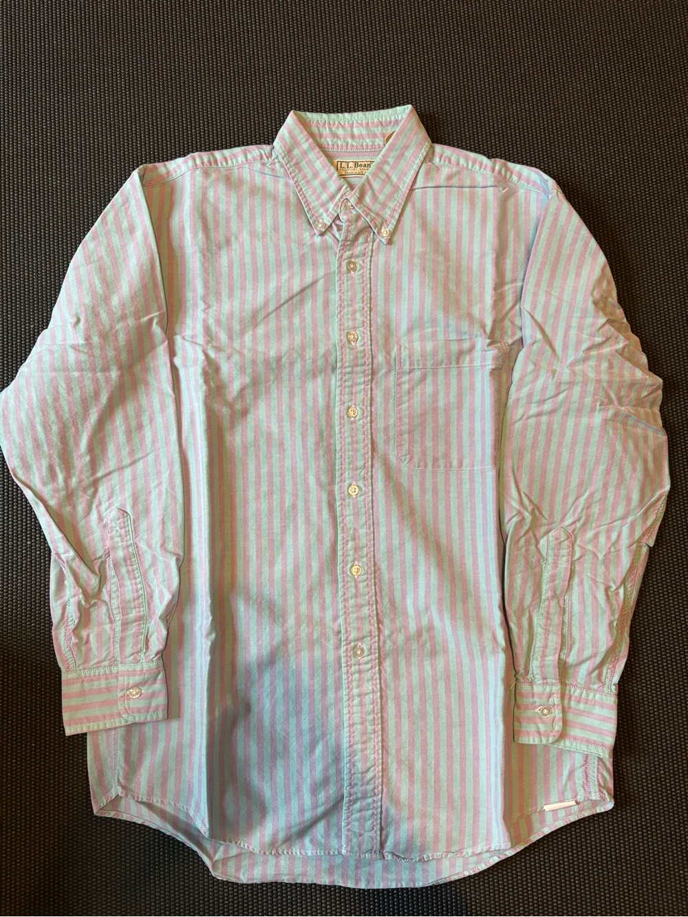 Vintage LL Bean Striped Oxford Shirt
